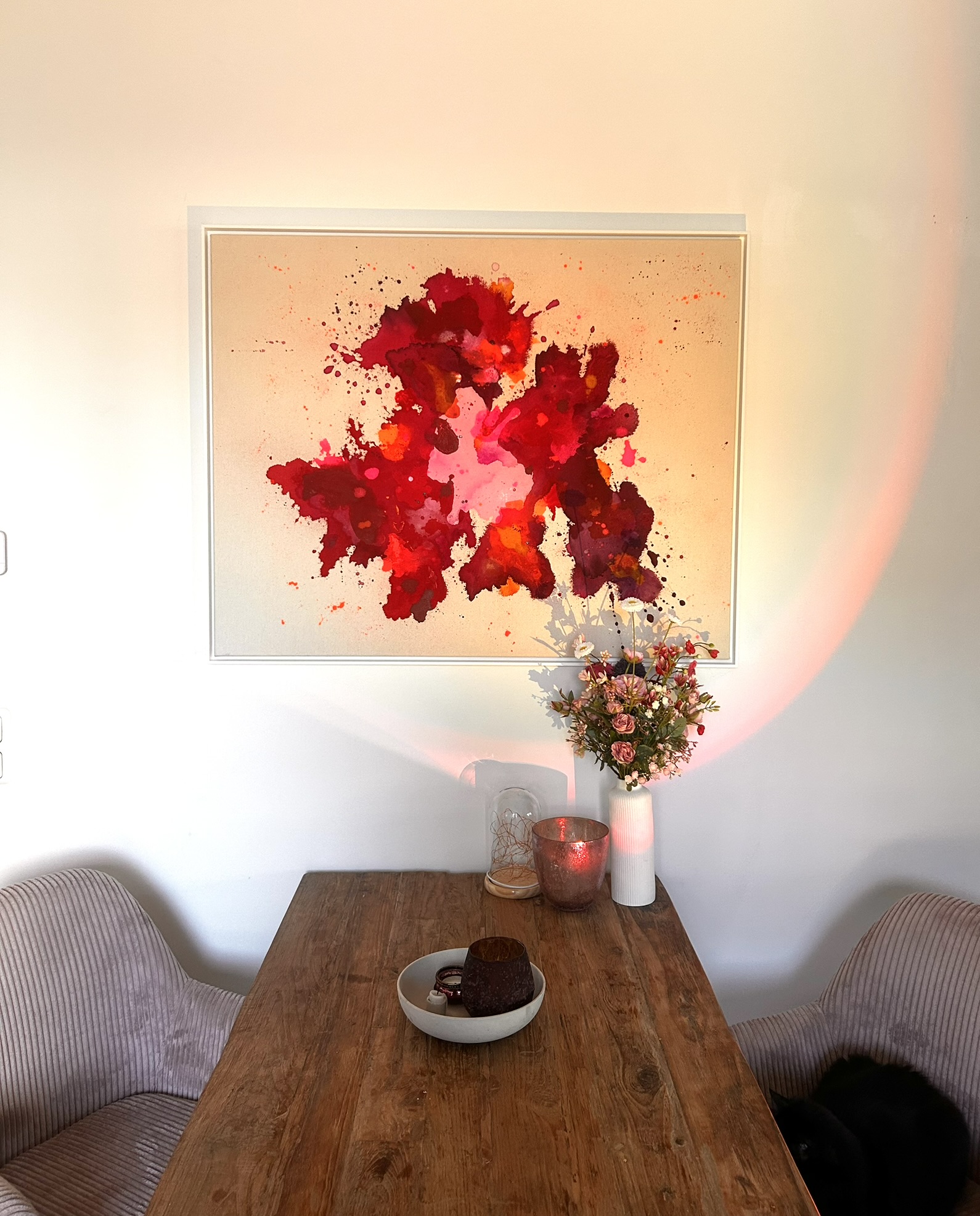Befreiung, 2025, Acryl auf roher Baumwollleinwand, Ansicht 16